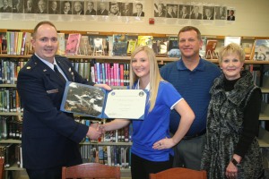Linzi Thomas accepted to attend the Air Force Academy as a member of the Class of 2017.