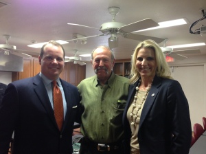 (L-R) Lt. Gov. Todd Lamb, EMI owner Terry Bobbo and State Senator AJ Griffin.